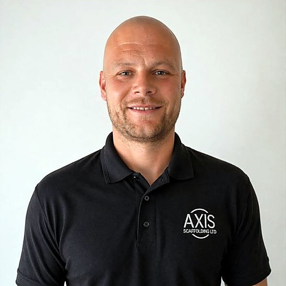Ashley, founder of Axis Scaffolding Essex