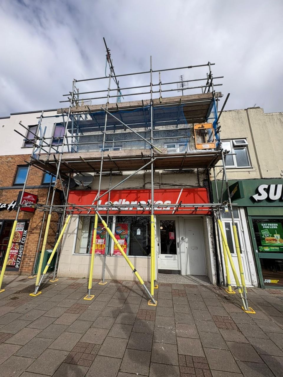 Residential scaffolding around a detached property in Essex