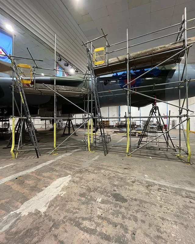 Temporary roofing scaffold structure in Southend-on-Sea